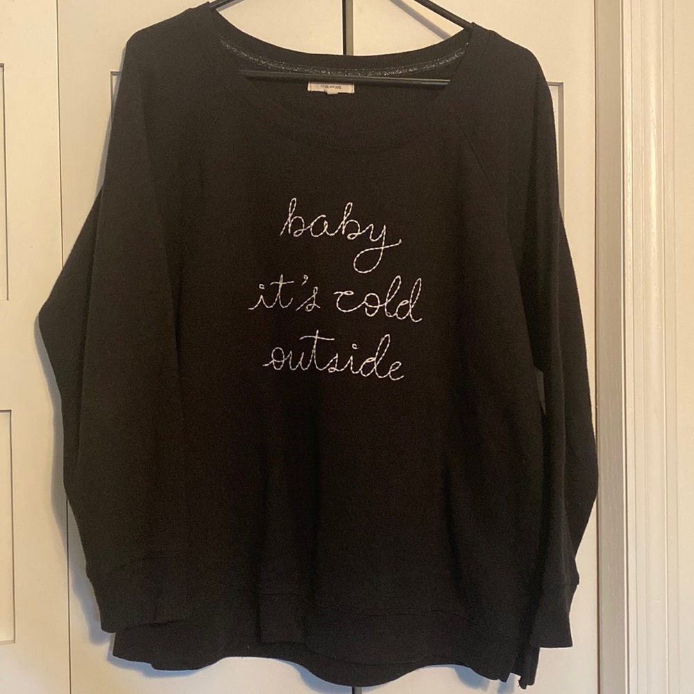 Maurices crew neck sweatshirt, size XXL
